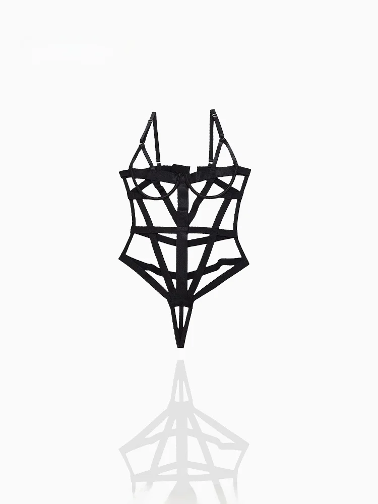 

Сексуальное цельное женское нижнее белье с ремешком оригинального дизайна FULUOLA, брюки со средней талией, тканевое женское нижнее белье