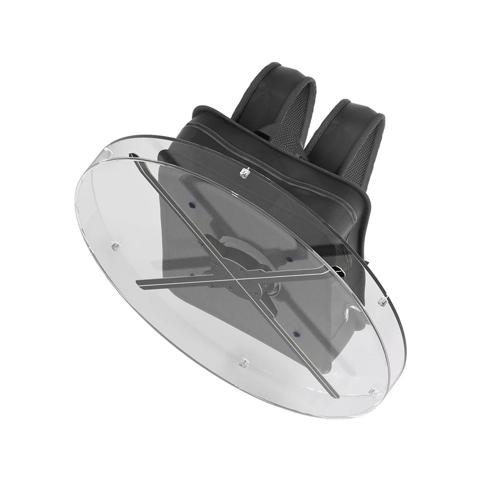 Mochila con pantalla de publicidad holográfica TFL 3D para uso interior/exterior para proveedor educativo OEM