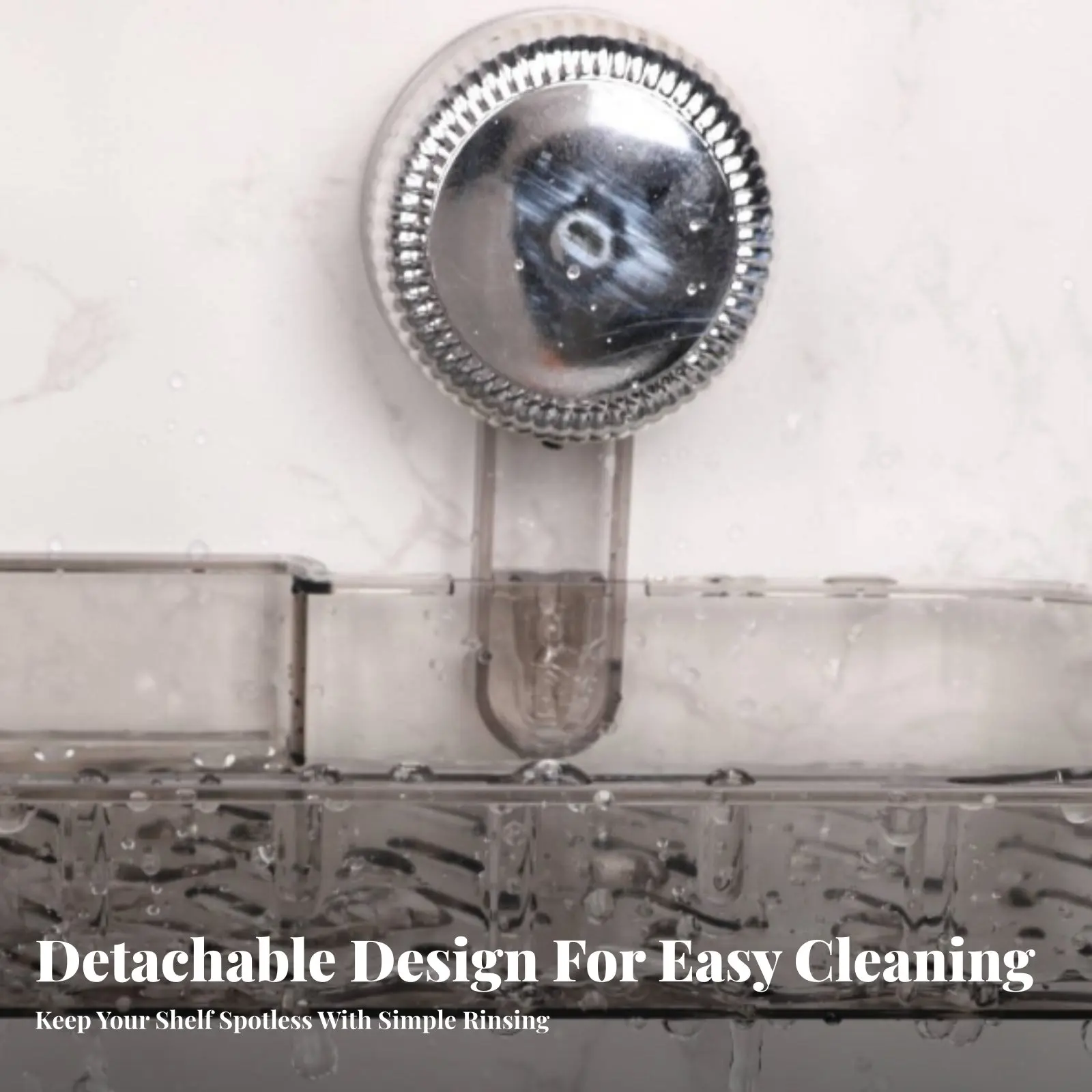 

Suction Holder Faucet Shelf Waterproof over Faucet Storage Holder Easy-Mount Sink Organizer Repositionable Easy to Clean
