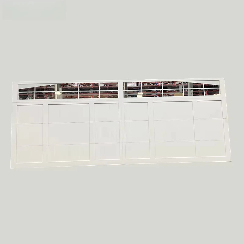 Fuson Aluminum Alloy Garage Door Finished Surface Thermal Insulation Feature Windproof Sound Resistant