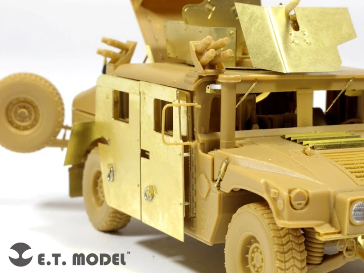 ET Model E35-079 US ARMY M1114 HUMVEE Interim Add Amour Photo-Etched Part For BRONCO Kit (No Car)