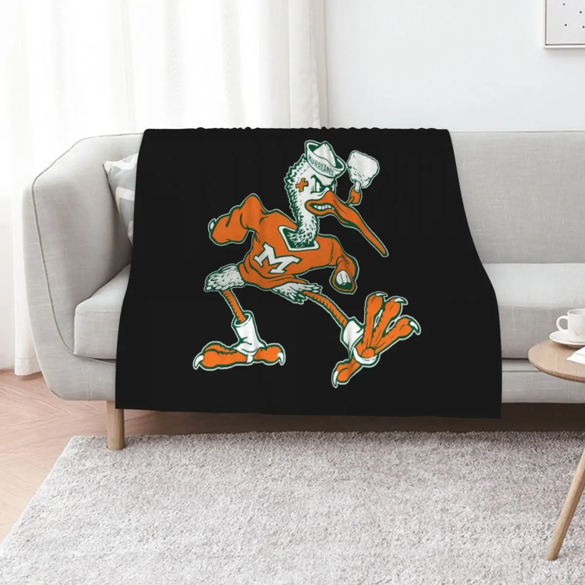 

Vintage Sebastian Mascot Of Univ Throw Blanket Soft Plaid for winter Shaggy Tourist Blankets