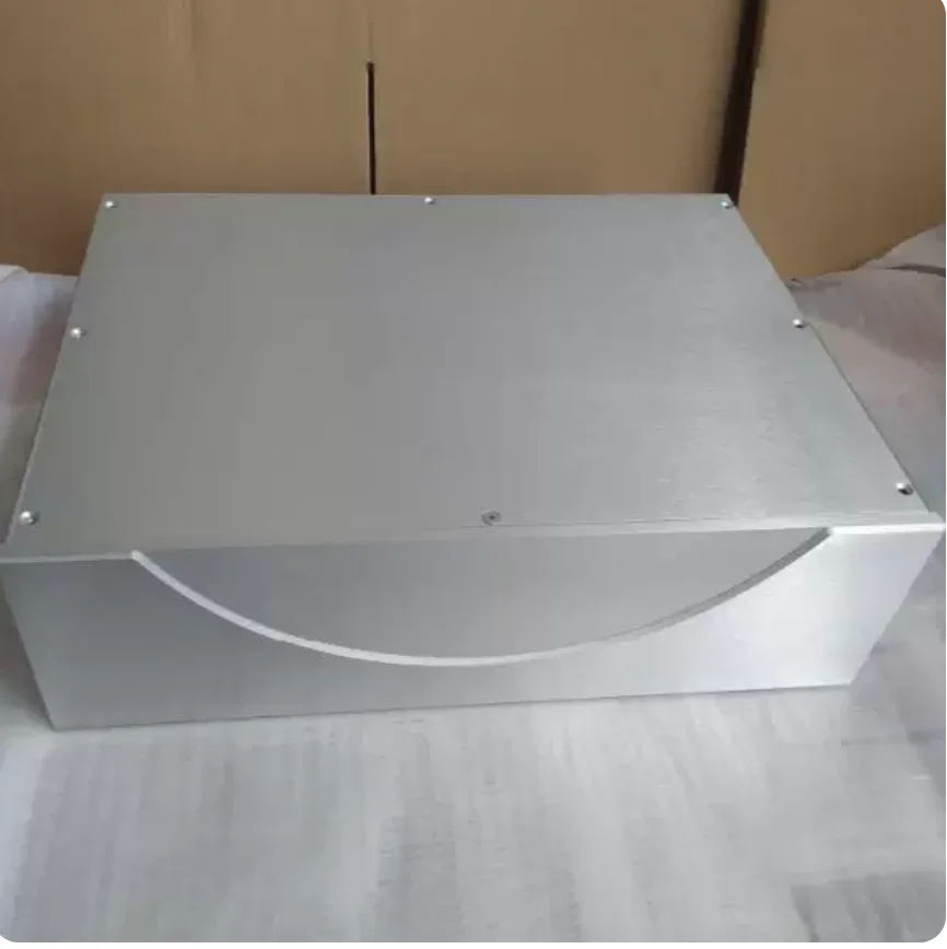 multi-purpose All aluminum amplifier chassis / AMP Enclosure DIY box (430 *130*308mm)