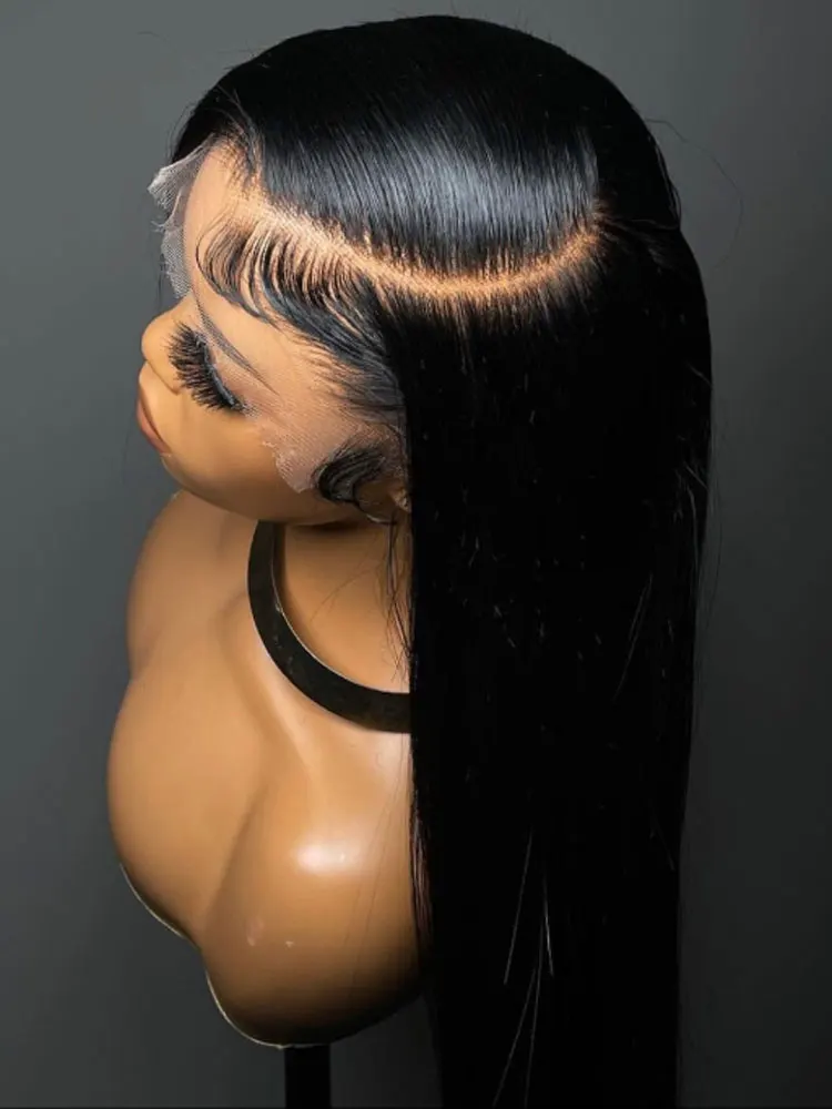40 42 Inch Straight Human Hair Wigs 13X4 13X6 HD Lace Frontal Human Hair Wigs 5…