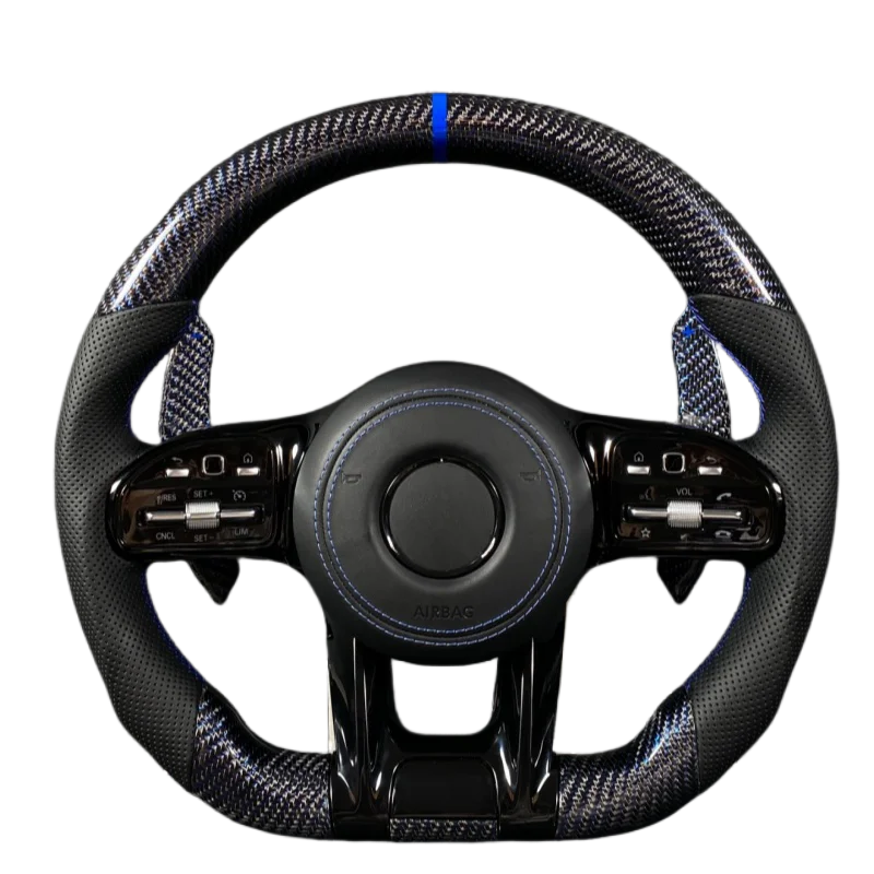 

For Customized Carbon Fibre Steering Wheel Fit For Mercedes Benz W204 W205 W176 W247 W212 W213 W463 W253 W166 Steering Wheel
