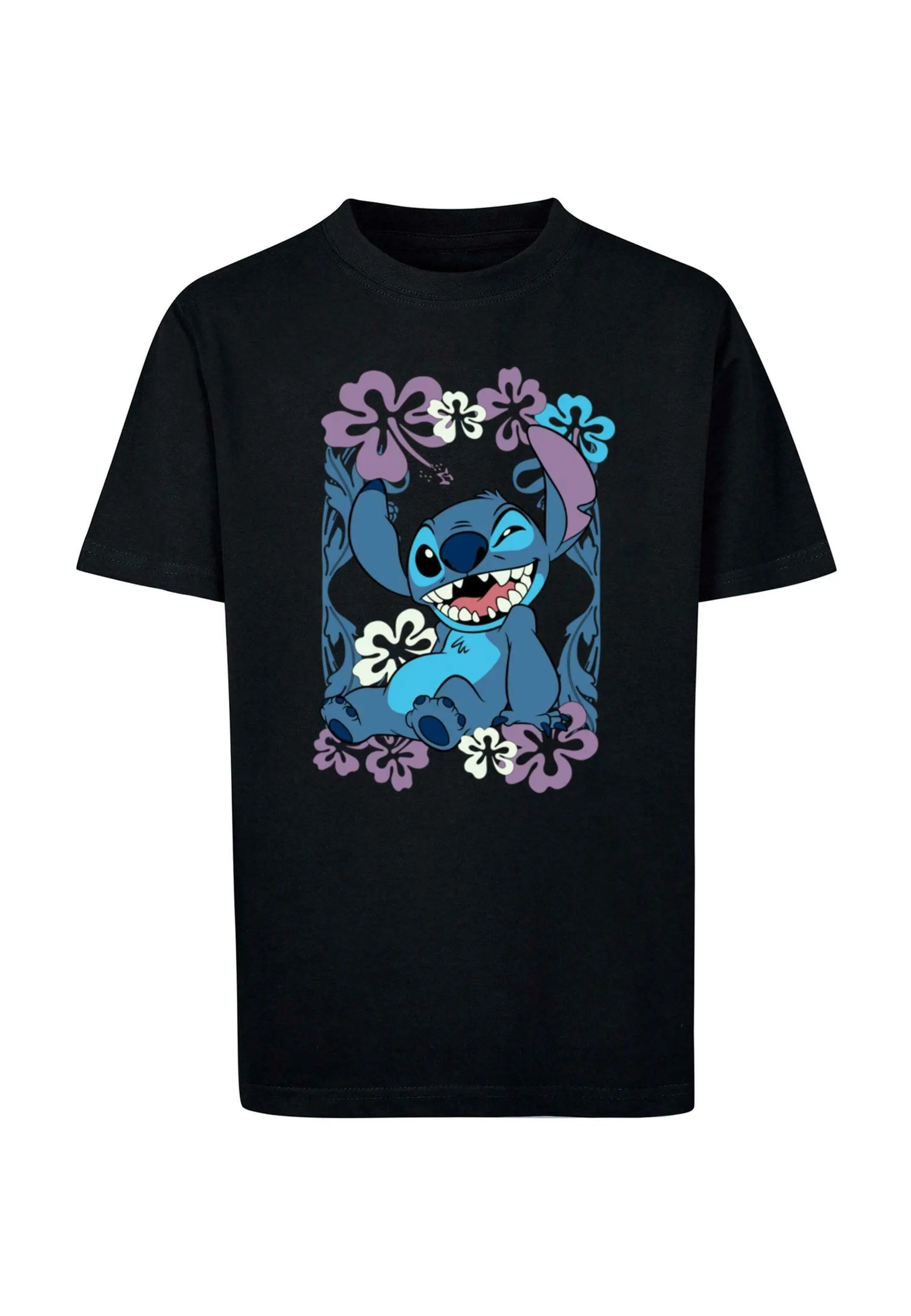 

Stitch Cartoon Graphic Printing Summer Autumn Winter Cotton Men's and Women's T-shirts Short Sleeves Luxury Outdoor Sports Brand
