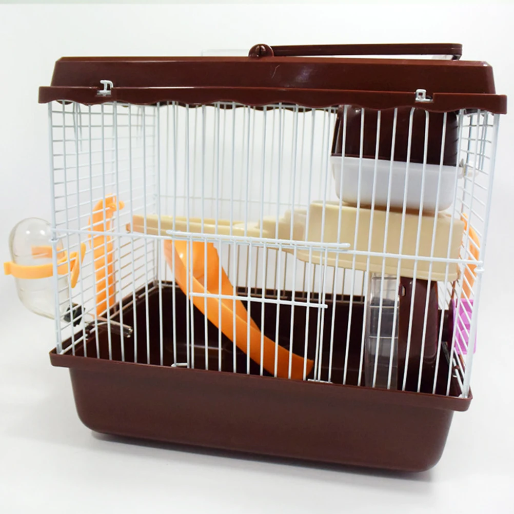 

2024 New Arrival Luxury Hamster Cage Transparent Villa for Small Pets with Running Wheel Leakproof Water Jug for Pet