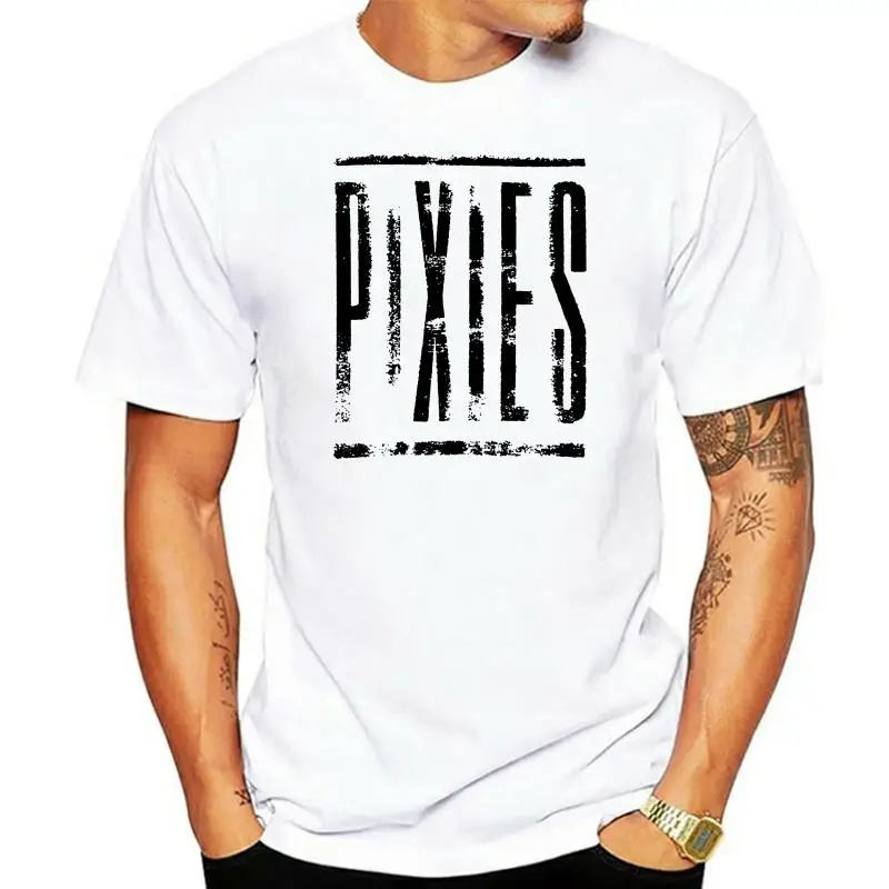 Pixies Distressed Logo T-Shirt - Neu Und Offiziell