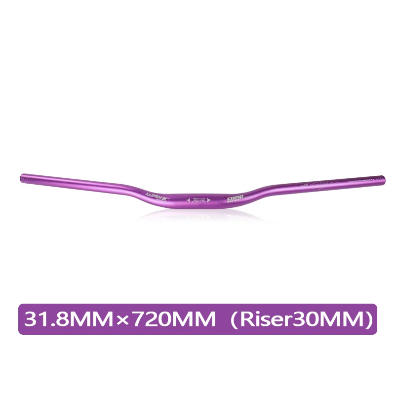 WAKE 31.8MM Fietsstuur Aluminium Alloy Bike Riser Bar 720/780mm Ultralicht Fietsstuur voor MTB Racefiets Stuur