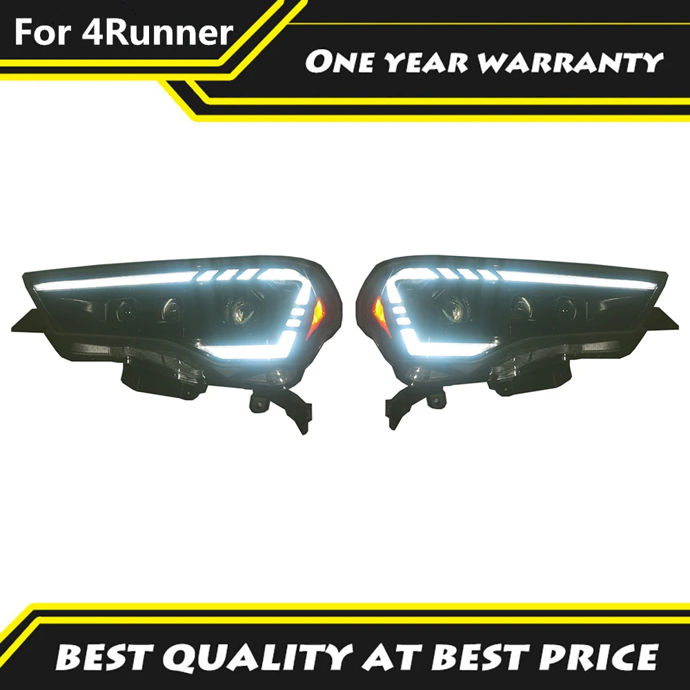 

Car Exterior DRL HeadLight Assembly For Toyota 4Runner 2014-2021 Headlight Auto Accessories Lamp Modified Headlights