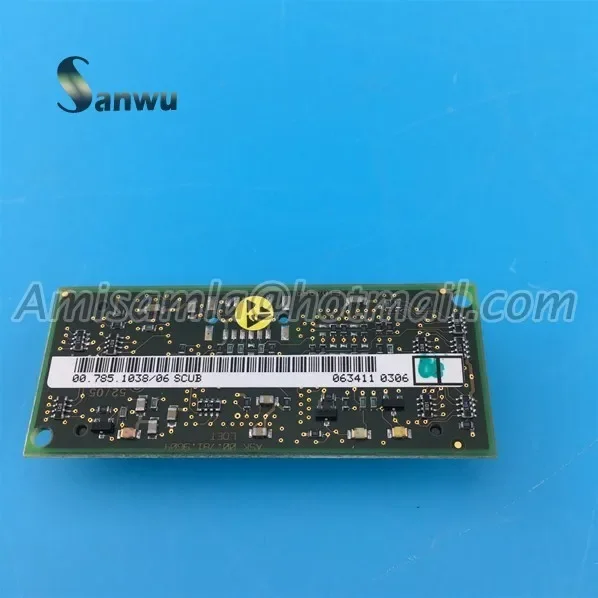 

Module SCUB 00.785.1038/06 Printed circuit board for heidelberg machine