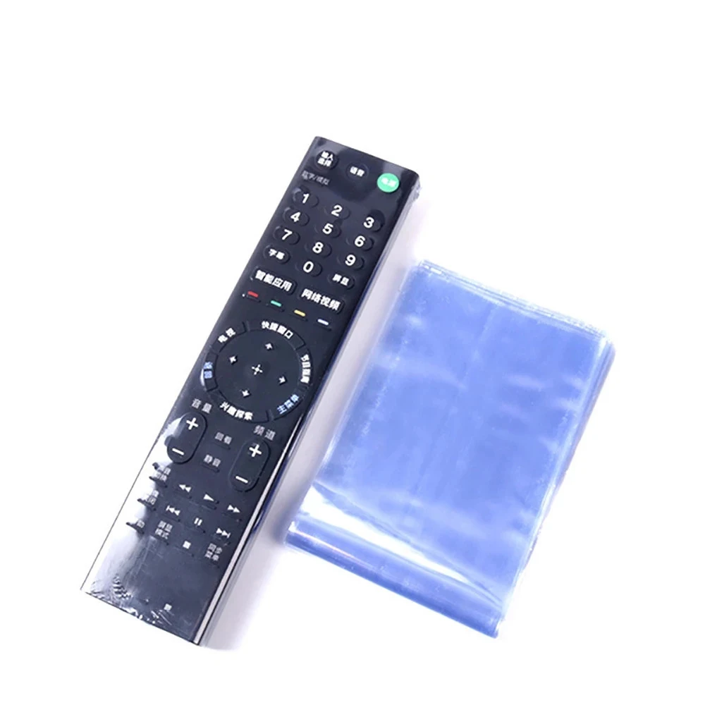 Waterproof Remote Control Protective Anti-dust Bag Remote Control Cover Heat Shrink Film Clear Shrink Film Controller Bag