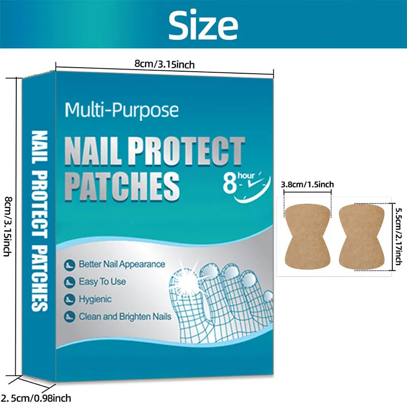 40/50/60/70 peças remendos multiuso para unhas dos pés, adesivos para unhas encravadas, kit de ferramentas profissionais para pedicure