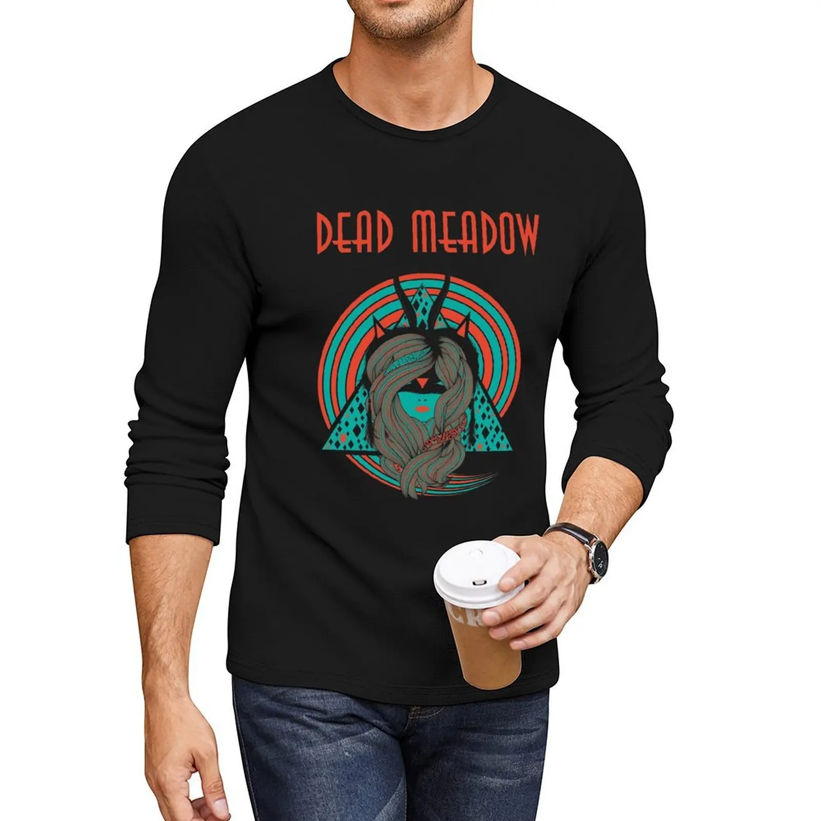 

DEAD MEADOW BAND Long T-Shirt vintage t shirt cute clothes hippie clothes anime mens graphic t-shirts anime