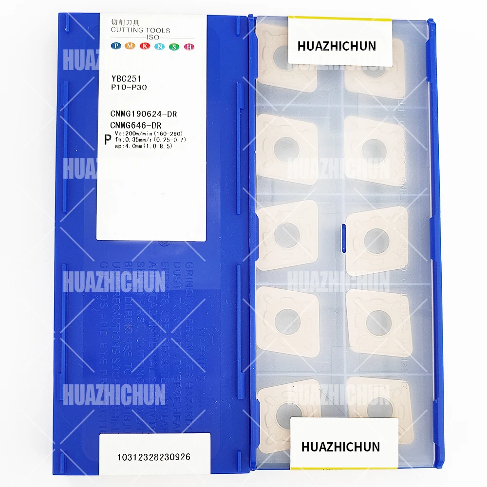 

HUAZHICHUN CNMG190624-DR YBC251 General Turning Inserts