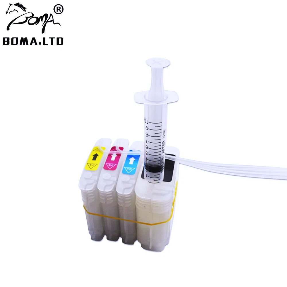 BOMA.LTD 82 11 Ciss Continuous Ink Supply System For HP82 11 Ciss Permanent Auto Reset ARC Chip For HP DesignJet 111 111R