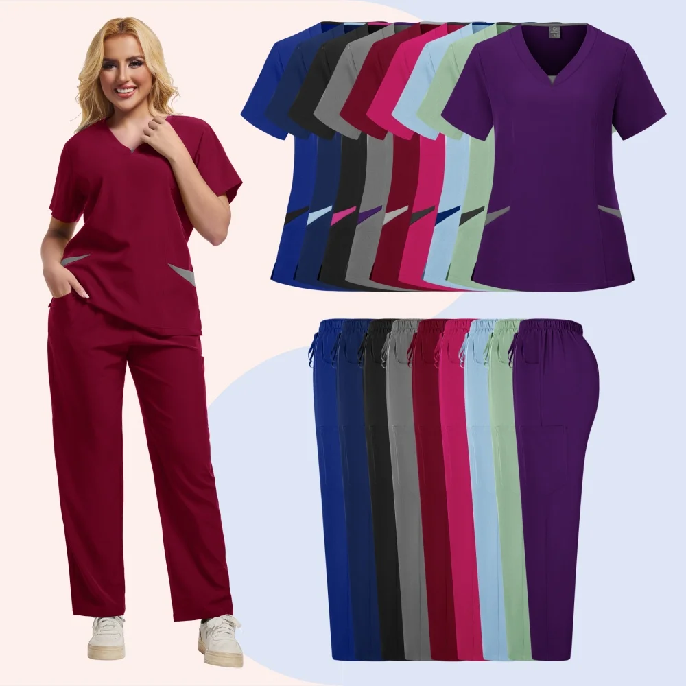 

Больница, доктор, стоматологическая хирургия, униформа, салон красоты, операционная, медицинская униформа медсестры с короткими рукавами, клиника, зоомагазин, спецодежда