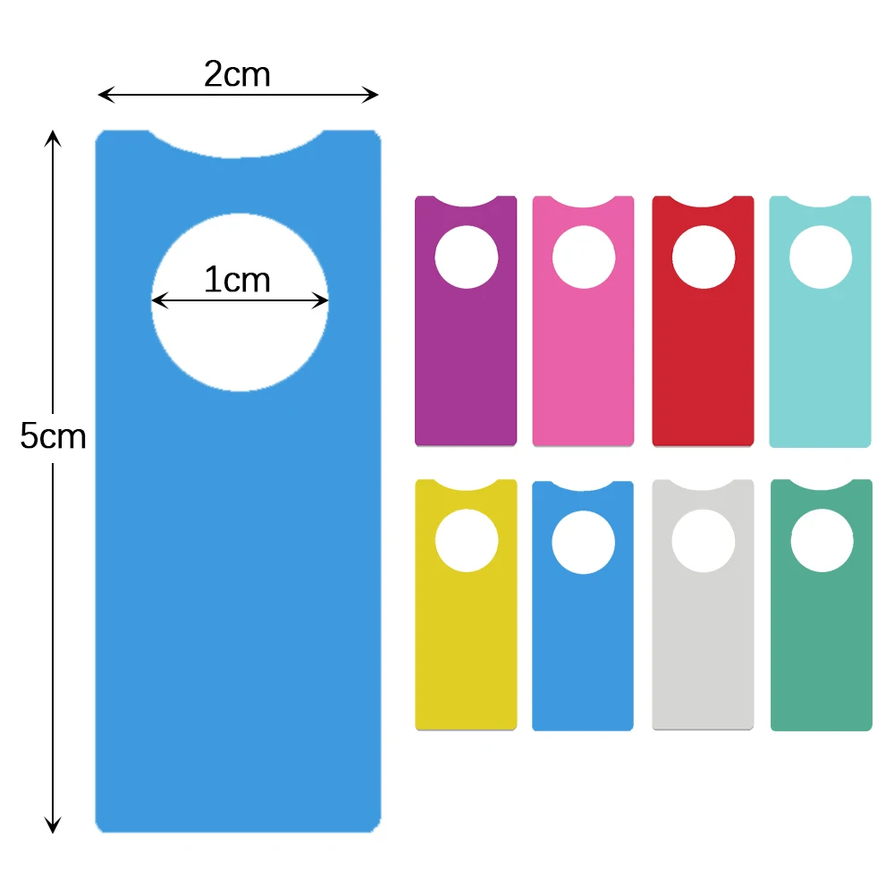 50/100 sztuk 5x2cm pcv etykiety roślin tagi z tworzywa sztucznego klamra do zawieszania Diy dekoracji ogrodu wodoodporna anty-uv przedszkole taca do