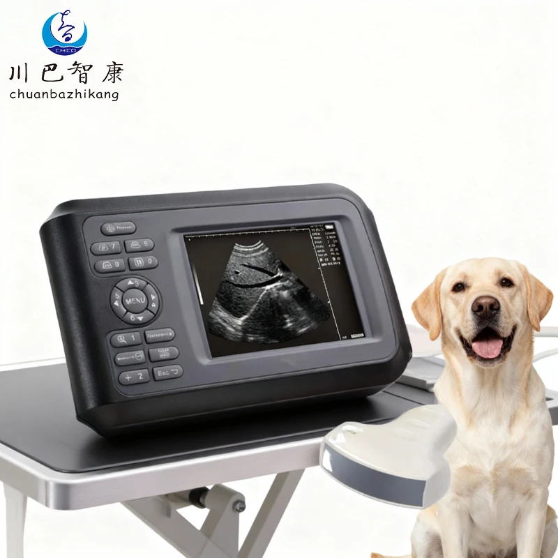 

Портативный ветеринарный ультразвуковой сканер с 5,5-дюймовым HD LCD-экраном, цветным допплером и памятью на 64 изображения для мелких и крупных животных