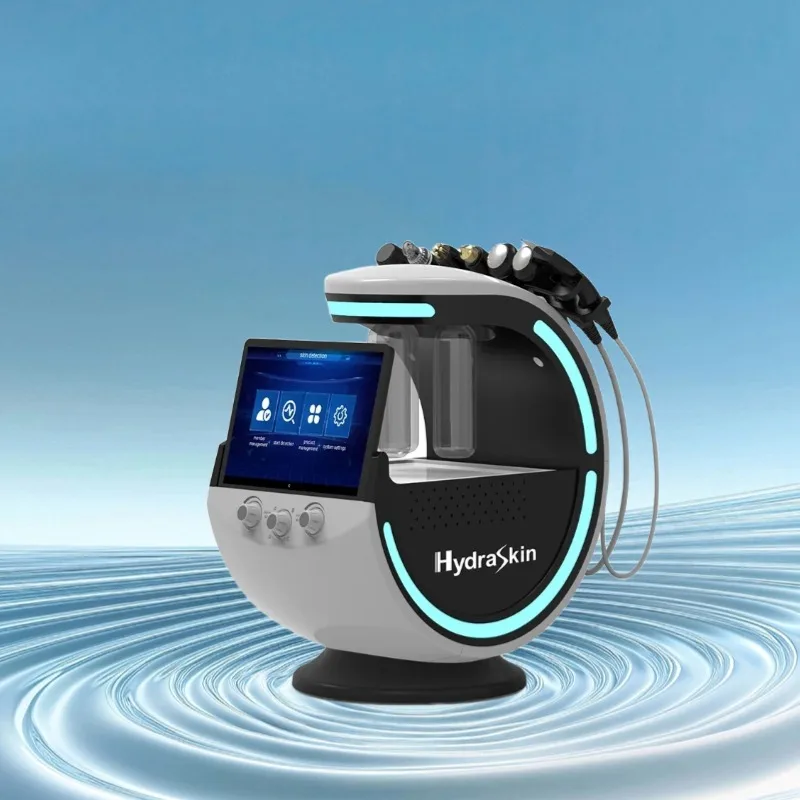 

Профессиональный гидроаппарат для лица 7 в 1, ультразвуковое омоложение кожи, дермабразия, гипербарическое кислородное устройство для лица для красоты Th