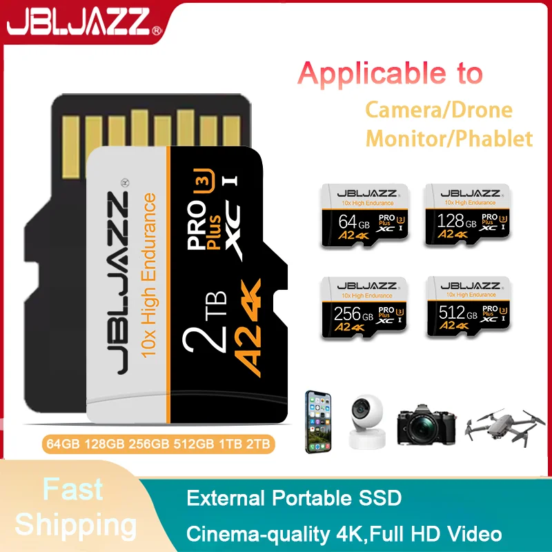 

Mini 2TB Micro TF SD Card 512GB SD Memory Card 1TB 256GB High Speed Cartao De Memoria 128GB For File Storage Phone Camera