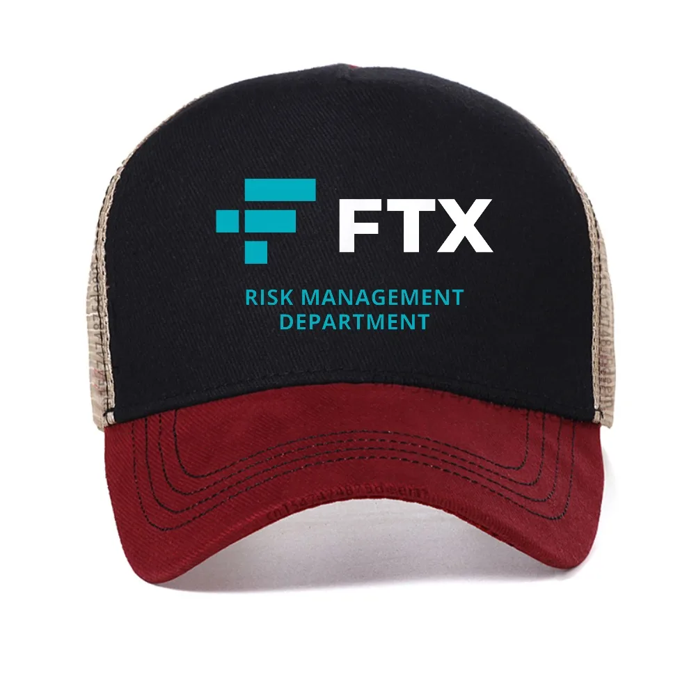 

FTX Risk Management Department funny cap fashion men women adjustable mesh baseball caps breathable Snapback hats trucker hat
