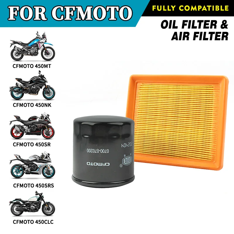 

For CFMOTO Air Filter Oil Filter 450MT 450 SR SRS NK450CLC MT CF450 Moto Parts Engine Filter Motorcycle Original Accessories