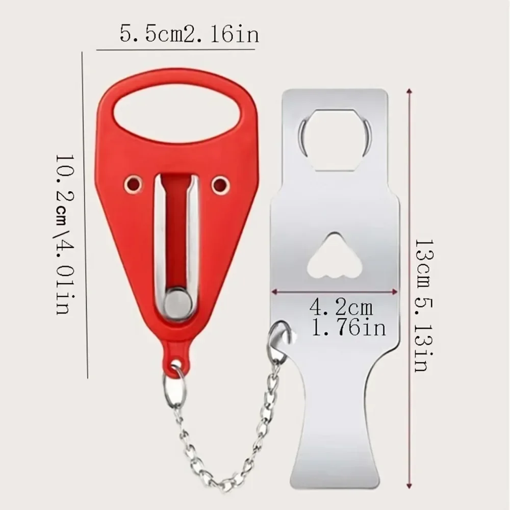 Anti-Theft Portable Door Lock for Travel | Heavy-Duty Security for Hotels/Airbnbs/Homes & Privacy Protection