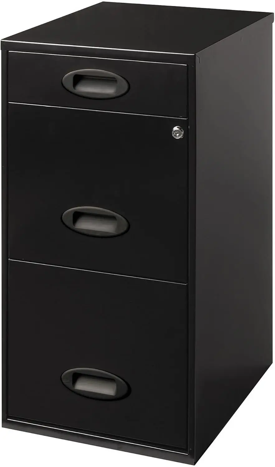 

SOHO 18"D 3-Drawer Organizer Vertical File Cabinet, Black