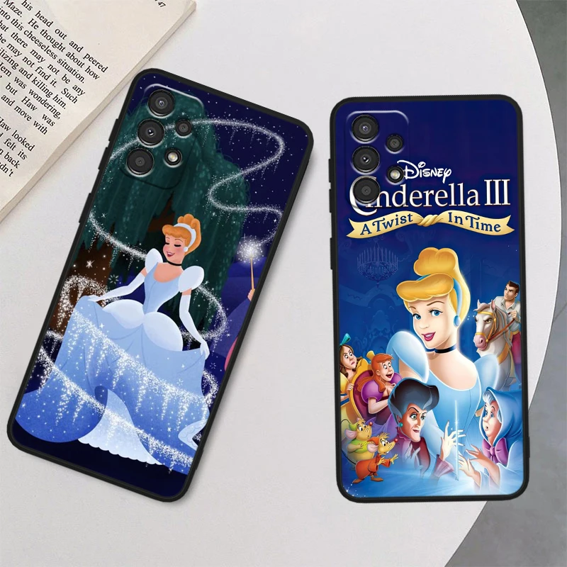 Disney Cinderella Cute For Samsung A90 A80 A70S A60 A50S A40 A30S A20E A20S A10S Silicone Black Phone Case