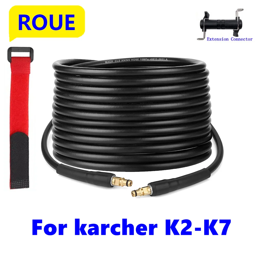 ROUE for Karcher High Pressure Washer Hose K2-K7 Pipe Cord Car Washer Water Cleaning Quick Connect Extension Hose for Water Guns