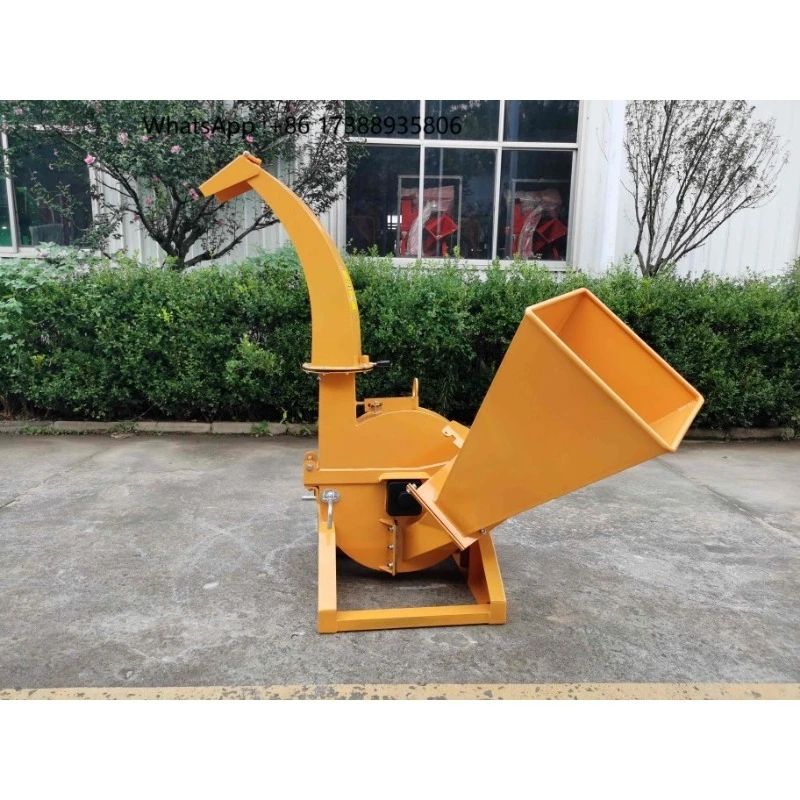 Furunde Tractor PTO Driven Wood Chipper Shredder BX42S CE Certified Crusher Cutter Hydraulic 100mm Capacity 25-50HP Farm Garden