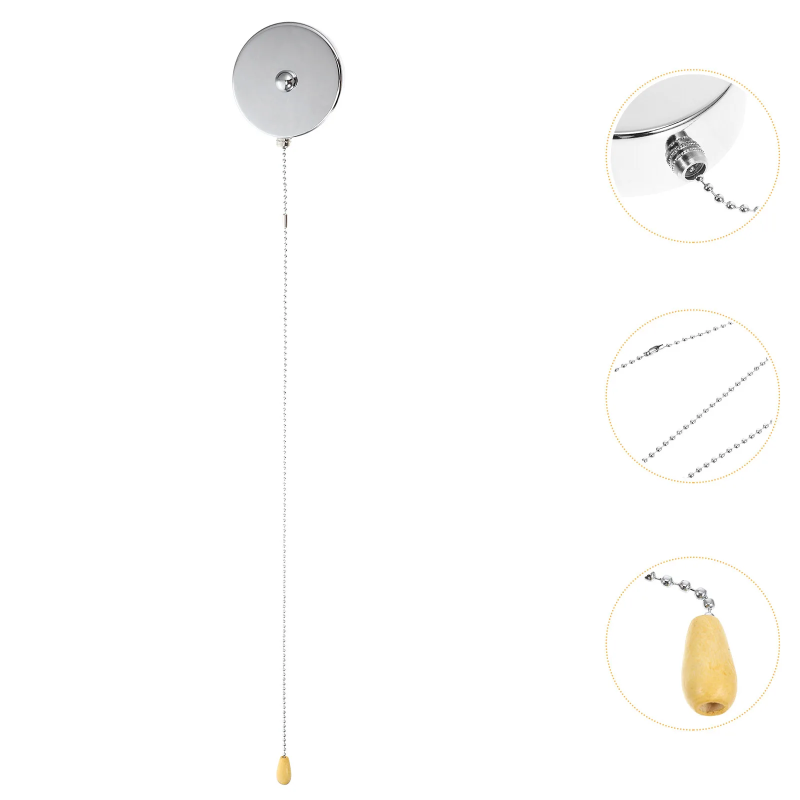 

Ceiling Fan Pull Chain Switch Wall Mounted Light Control Replacement Decorative Pull Cord For Fan Lamp Exhaust Switch