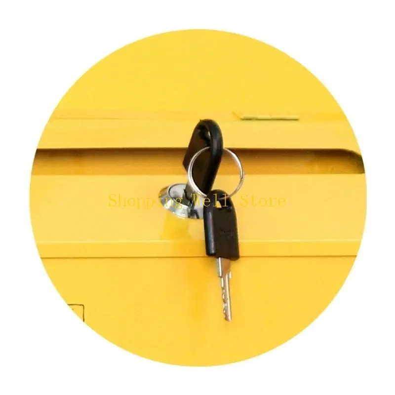 

KX4B железный почтовый ящик в античном стиле с замком на ключ, подвесной уличный металлический почтовый ящик, украшение, для