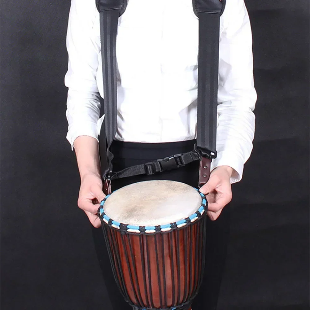 Professional Djembe Strap Hand Drum Belt Percussion Accessories Thickened Padded Adjustable Djembe African Drum Shoulder Straps