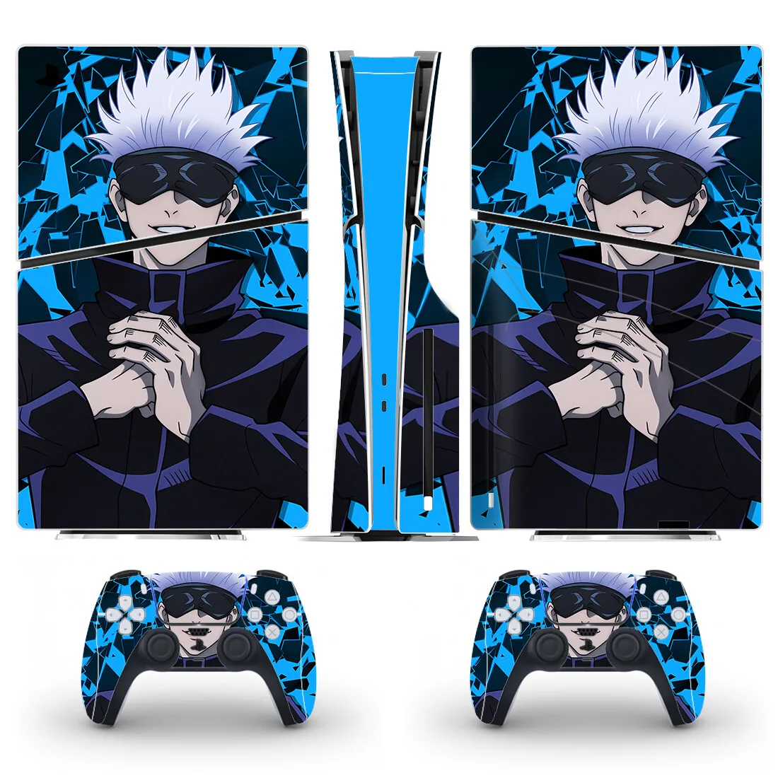 jujutsu-kaisen-gojo-satoru-ps5-disco-fino-adesivo-de-pele-decalque-capa-para-controlador-console-ps5-adesivo-de-disco-fino-vinil