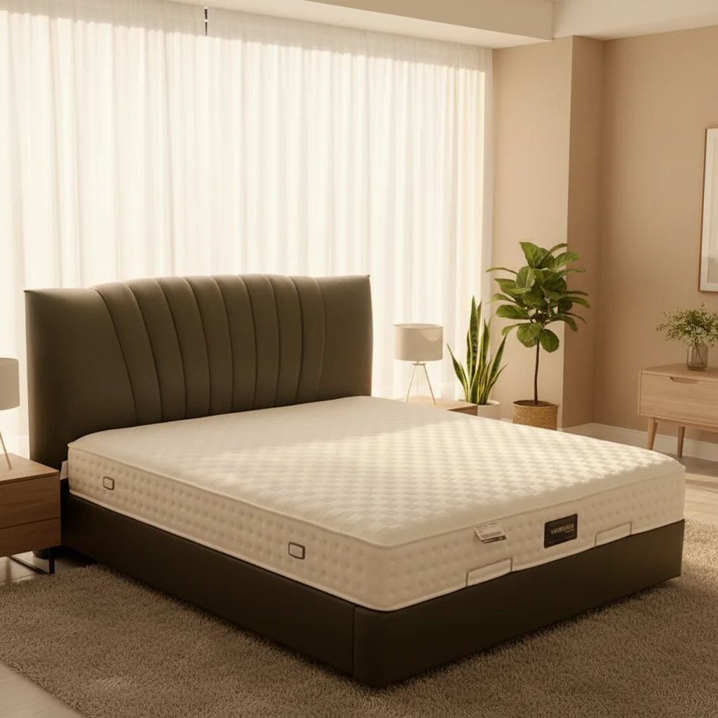 Premium Quality Ultra Comfortable Thick Modern Hybrid Mattress Low Density Foam Pocket Spring For Hospital Hotel Bedroom Use