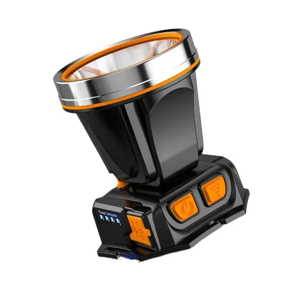 USB Rechargeable Sensor Headlights Super Bright Long-Range Smart Sensor Head Lamp Power Display Waterproof Head Flashlight