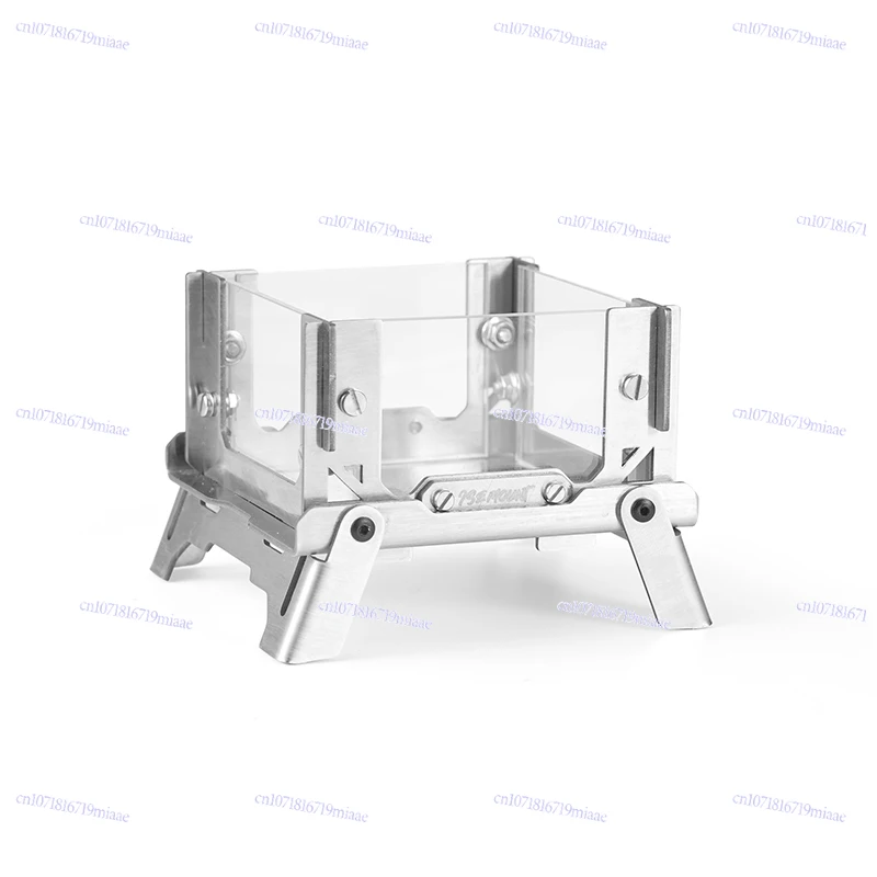 

Mini Fire Observatory Outdoor Camping Portable Folding Mini Glass Home Desktop Fire Incinerator