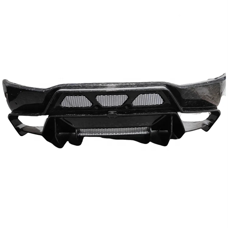 

Factory Wholesale V Style Car Parts Carbon Fiber Forged Pattern Rear Bumper for Lamborghini Huracan LP580 LP610 Body Kit