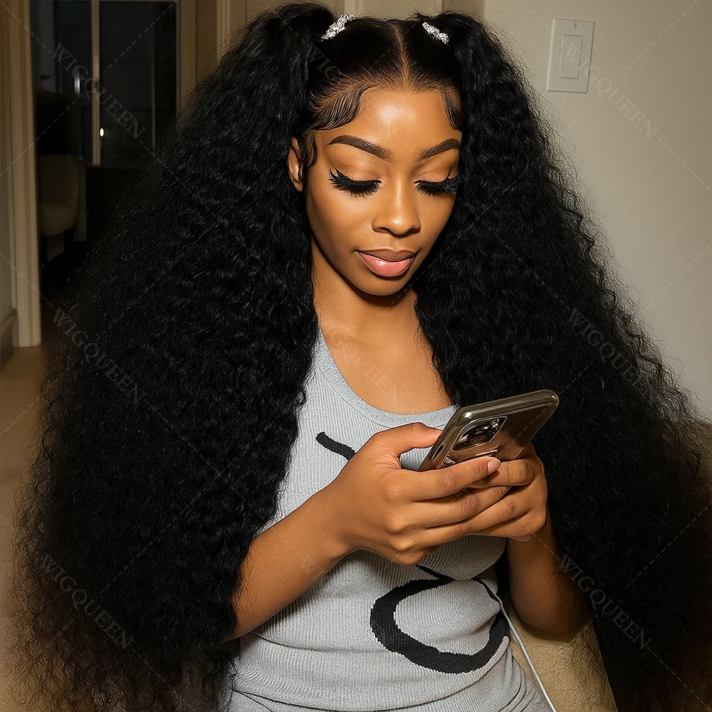 

Kinky Curly Wigs 5x5 Lace Closure Glueless Wigs Human Hair Vietnamese 30 Inch 13x4 Deep Water Wave Lace Front Wigs Ready To Wear