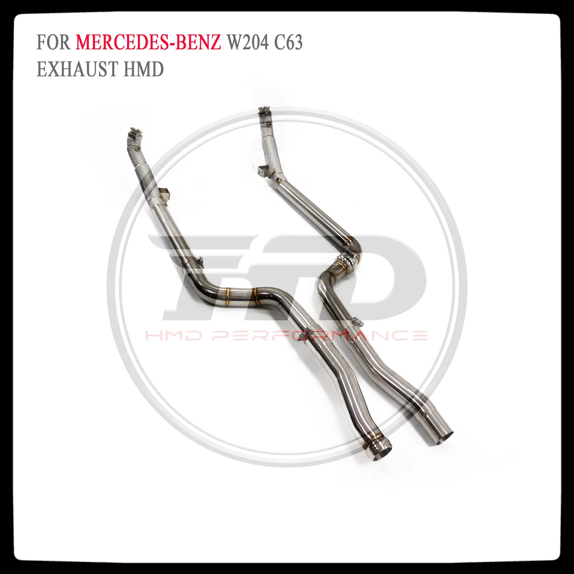 

HMD Exhaust System High Flow Performance Downpipe for Mercedes Benz W204 C63 6.2L With Heat Shield