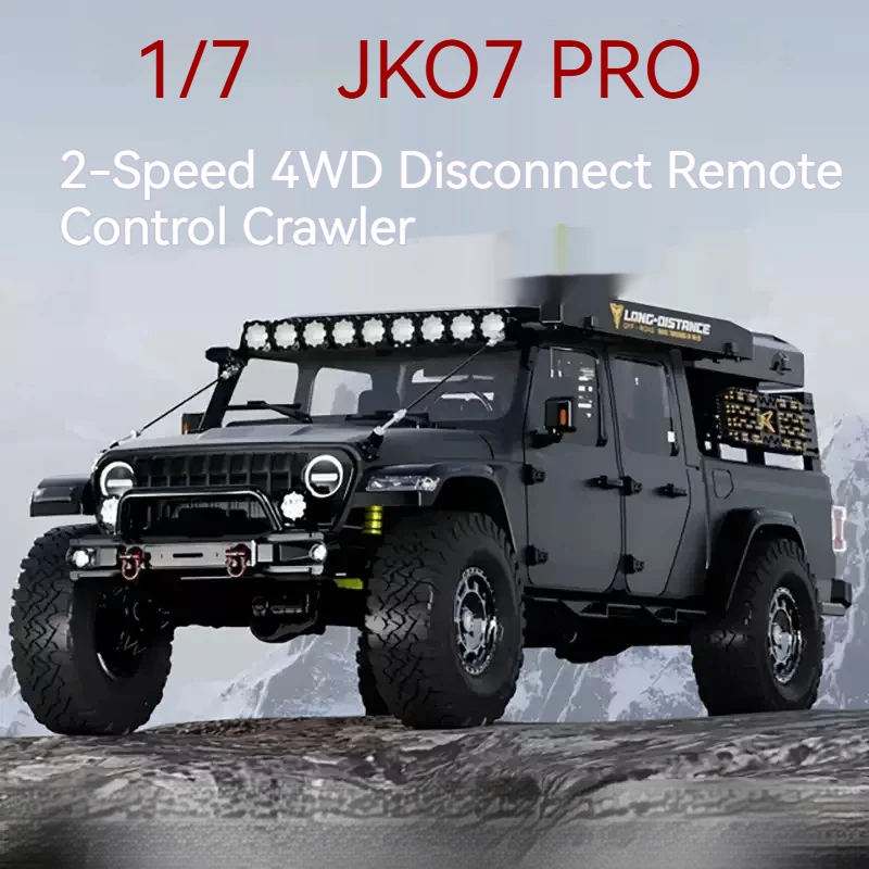 

Raleigh Croboll JK07 1/7 Радиоуправляемый автомобиль с полным приводом, внедорожник с дистанционным управлением и двухскоростным дифференциальным замком, игрушка-симулятор