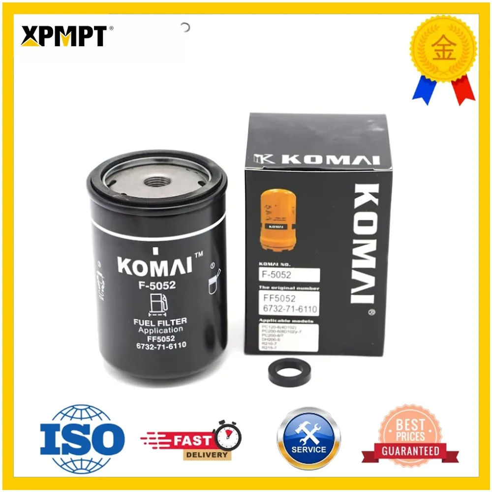 

Fuel Filter Compatible with Cummins 4BT/6BT/6CT Engine FF5052 11E1-70010 3931063.5 3903640 J213-03A-010500