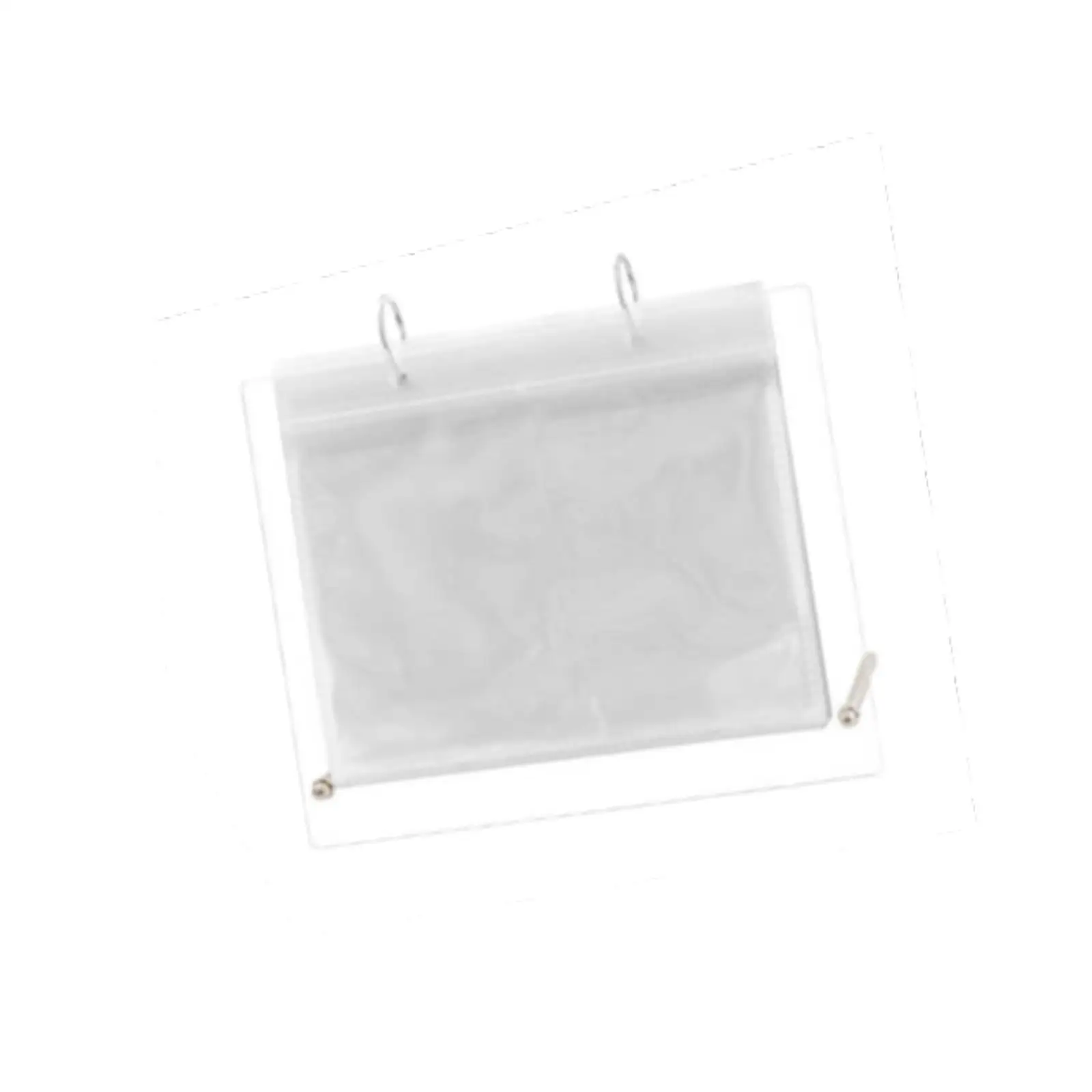 Desktop Acrylic Photo Album Calendar Flip Frame Mini Photo Book Photo Frame Table Ornament Collectibles 10 Inner Pages