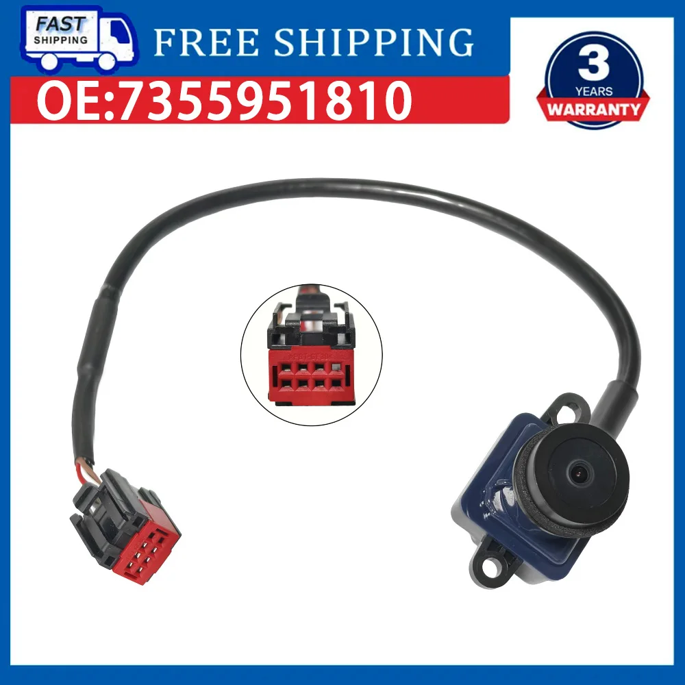 High Quality Rear View Camera 7355951810 For Fiat Reverse Parking Reversing Camera 735568196 73554401 Car Camera Accessories