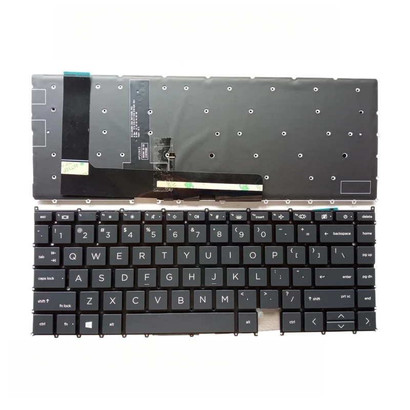 New US Spanish Language Backlit Laptop Keyboard For HP EliteBook x360 1040 G7 1040 G8 Notebook PC Replacement Backlight Keyboard