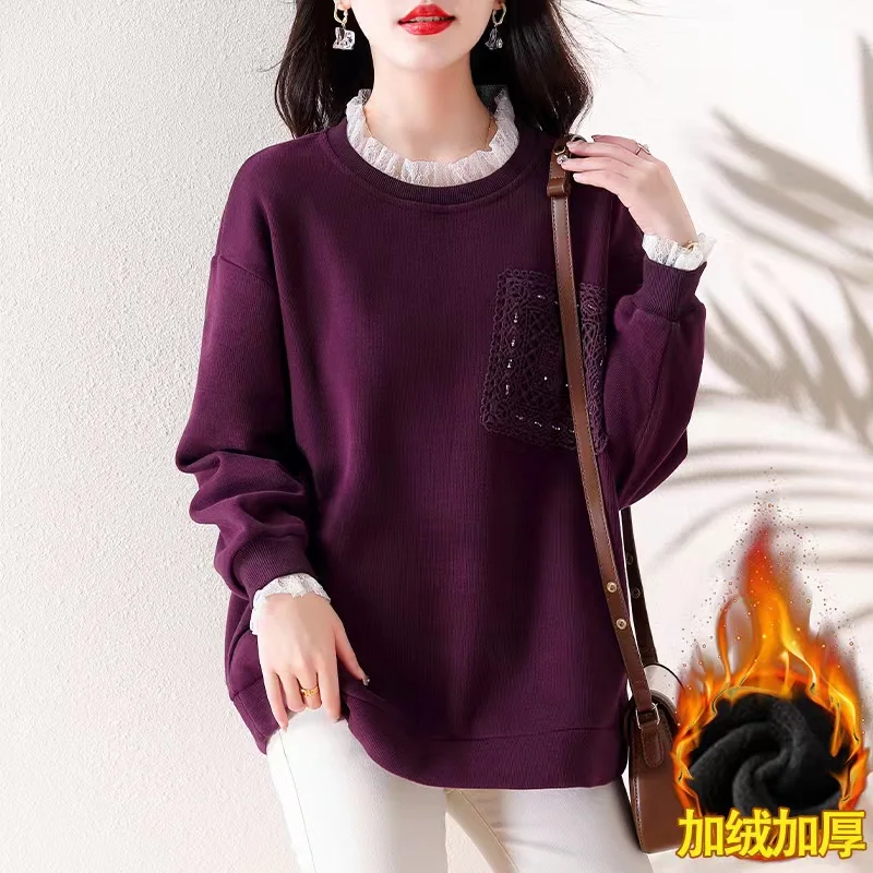 

autumn Hoodies Striped Oversized Sweatshirt Women Harajuku Pullovers Korean Fashion Couples Matching Long Sleeve Tops Streetwear