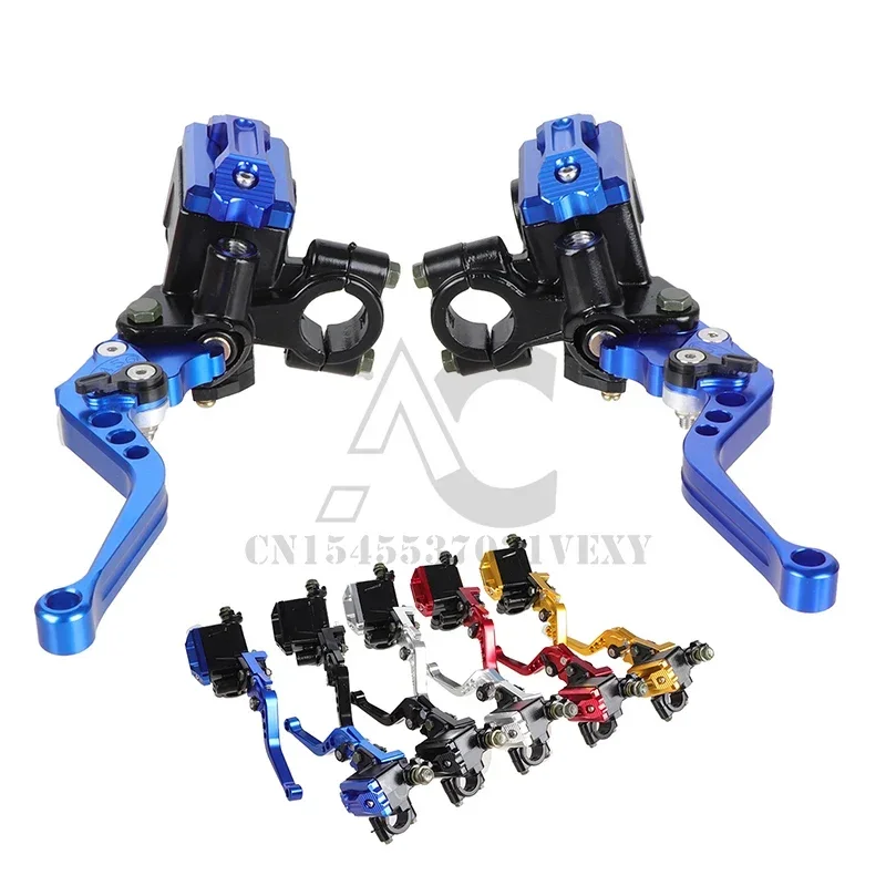 7/8 "22 مللي متر اليسار واليمين المقود دراجة نارية الفرامل الهيدروليكية أسطوانة رئيسية عتلات القابض مجموعات لهوندا ياماها سوزوكي #3