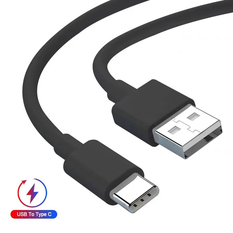 3Pcs Black Fast Charge USB C To Type C Cable For Samsung S23 S9 S8 Xiaomi Huawei P30 Mate40 Pro Mobile Phone Charging Wire Cable